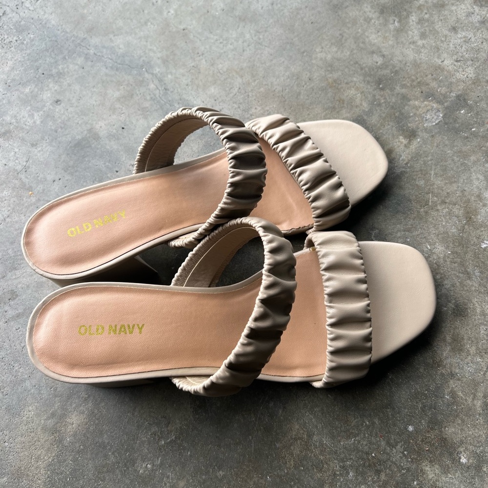 Nude Beige Heels Sandals